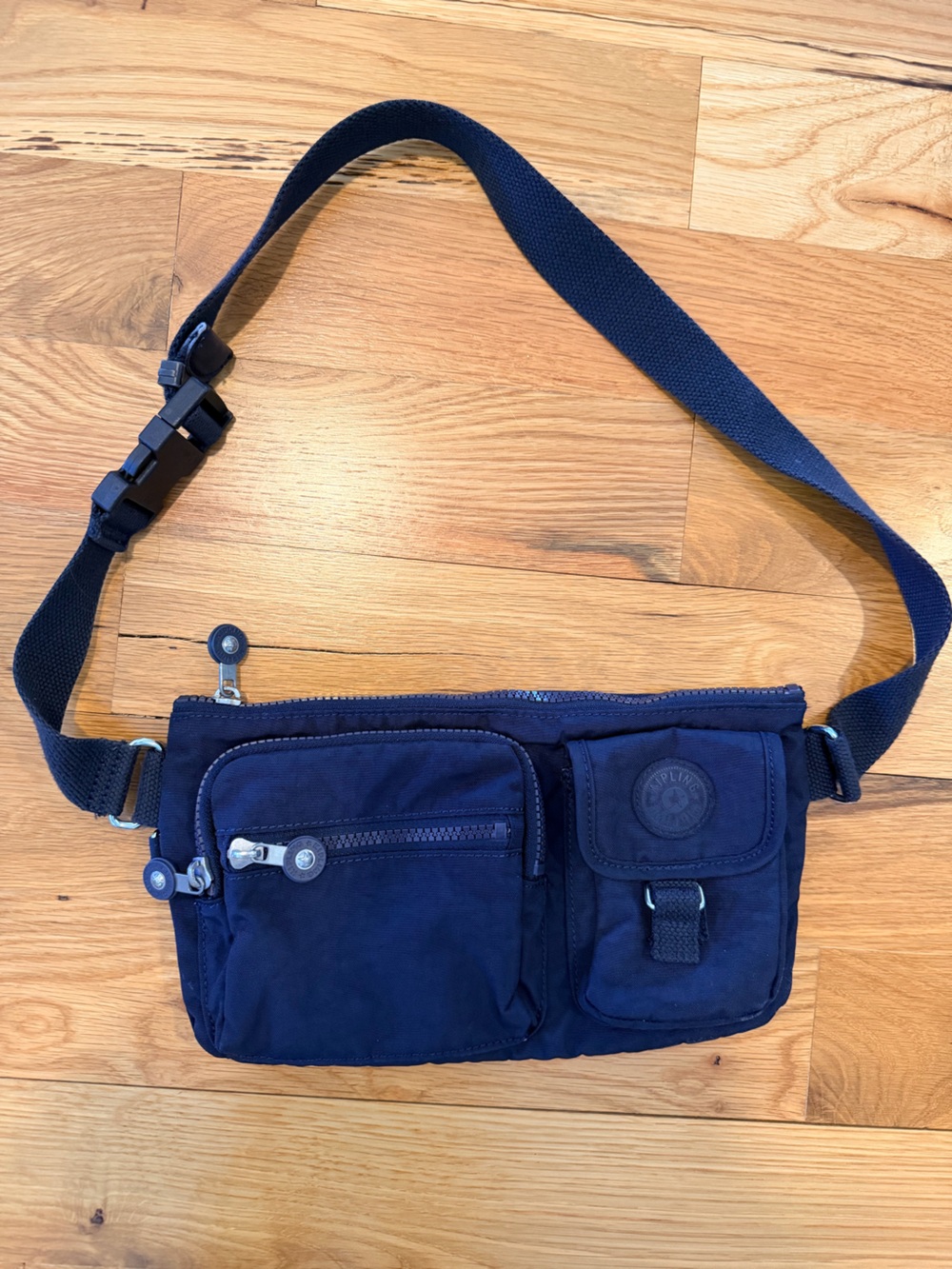 Kipling Navy Blue Crossbody Belt Bag
